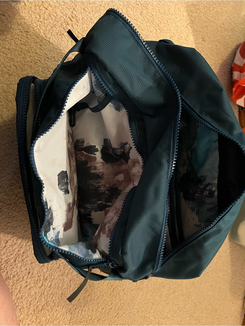 L.L. Bean Teal Blue Diaper Bag or Great Computer Backpack - Picture 14 of 16